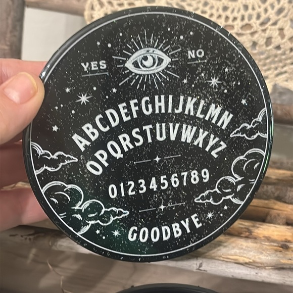 DW Home OUIJA BOARD SEASON OF THE WITCH Black 17.5 OZ. HALLOWEEN JAR  Candle NEW - Picture 7 of 12